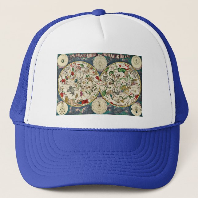 Casquette CÉLESTE de CARTE (Devant)