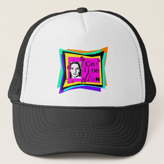 Casquette Celine Dion - art pop (Devant)