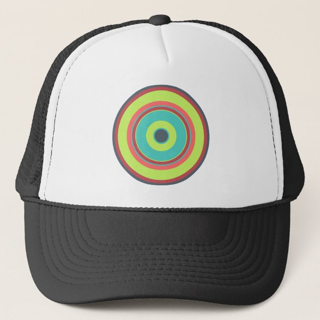 Casquette Cercles colorés 04 (Devant)