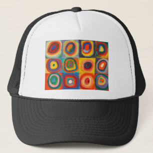 Casquette Cercles concentrés Carré de Kandinsky