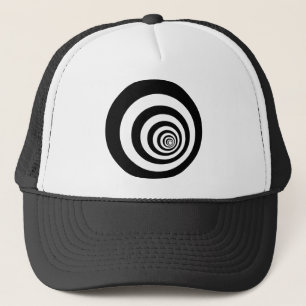 Casquette Cercles concentrés de l'illusion optique hypnotiq