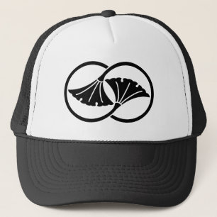 Casquette Cercles de feuilles de ginkgo liées