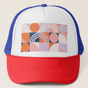 Casquette Cercles du milieu du siècle : Motif géométrique