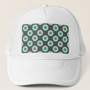 Casquette Cercles mixtes gris par Shirley Taylor