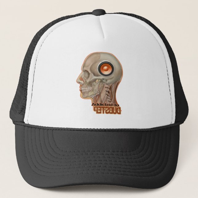 Casquette Cerveau de woofer de Dubstep (Devant)