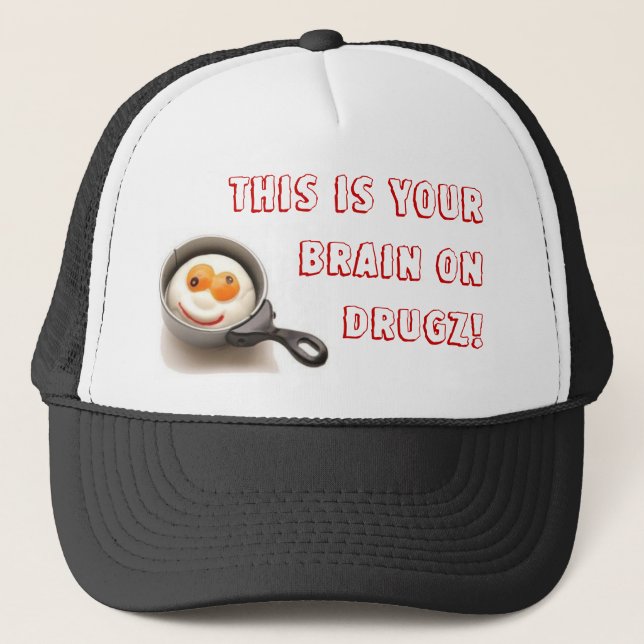 Casquette cerveau sur le drugz ! (Devant)