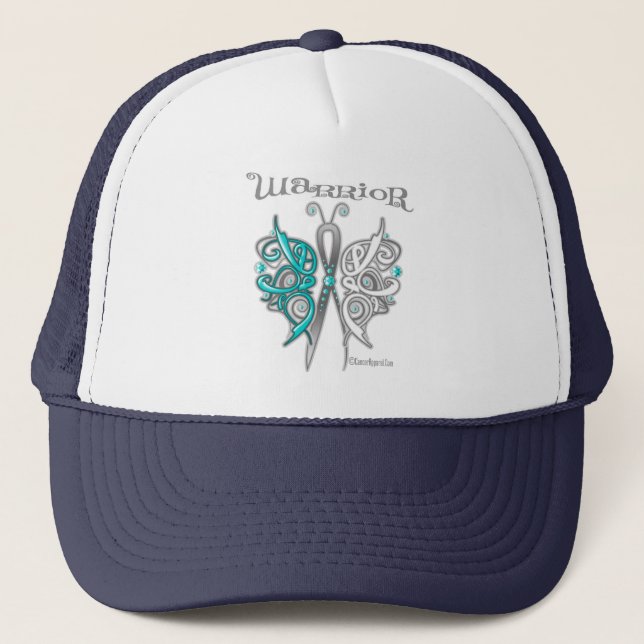 Casquette Cervical Cancer Guerrier Celtic Papillon (Devant)