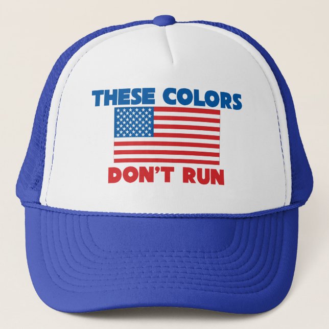 Casquette Ces couleurs ne fonctionnent pas aux USA (Devant)