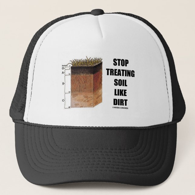 Casquette Cessez de traiter le sol comme la saleté (les (Devant)