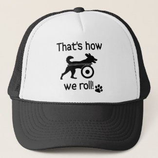Casquette C'est comment nous roulons le chien handicapé