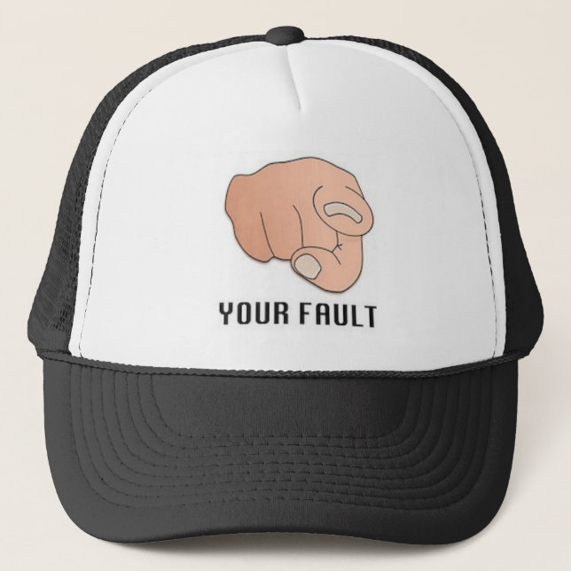 Casquette C'est de ta faute (Devant)