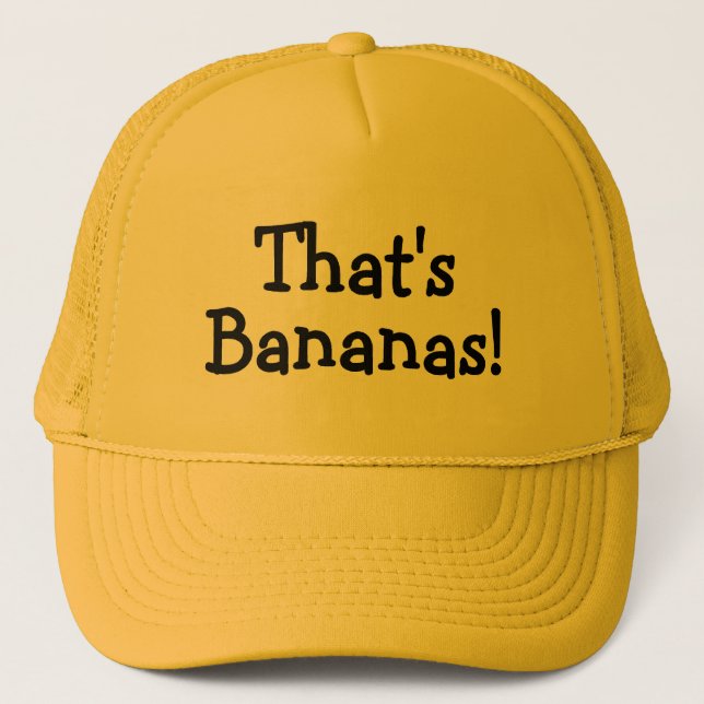 Casquette C'est des bananes (Devant)