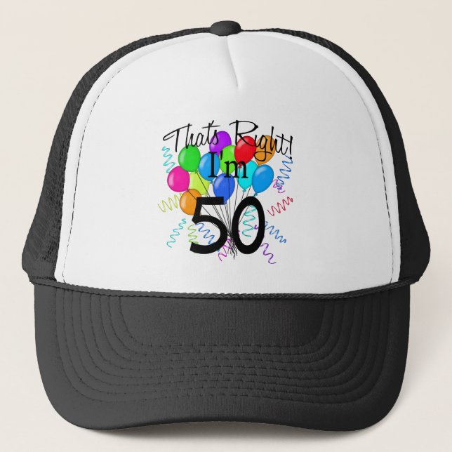Casquette C'est juste que j'ai 50 ans - anniversaire (Devant)