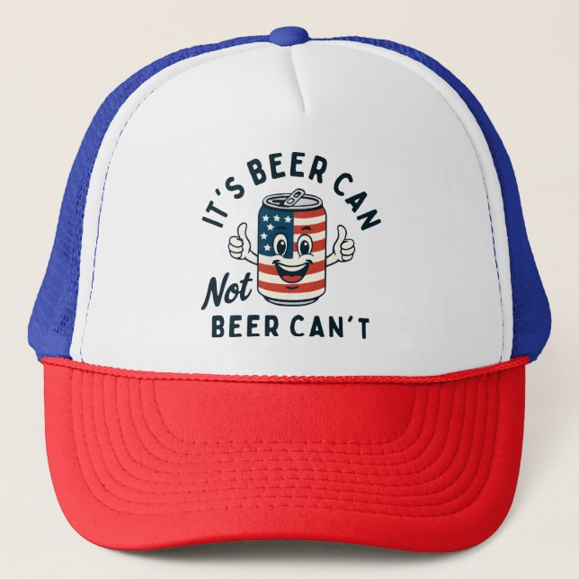Casquette C'est la bière ne peut pas la bière ne peut pas dr (Devant)