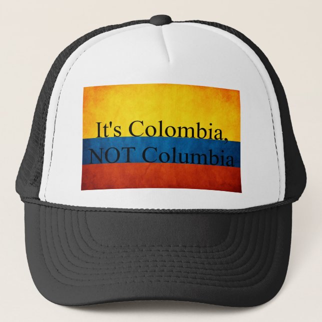 Casquette C'est la Colombie, PAS la Colombie (Devant)