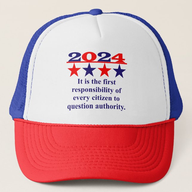 Casquette C'Est La Première Responsabilité - Citation Politi (Devant)