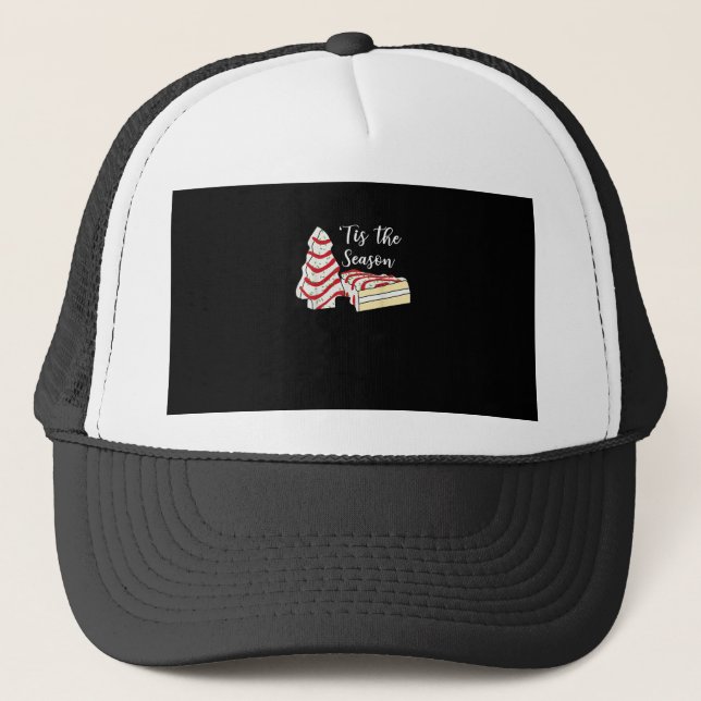 Casquette C'est la saison Costume d'arbre de Noël Graphique  (Devant)