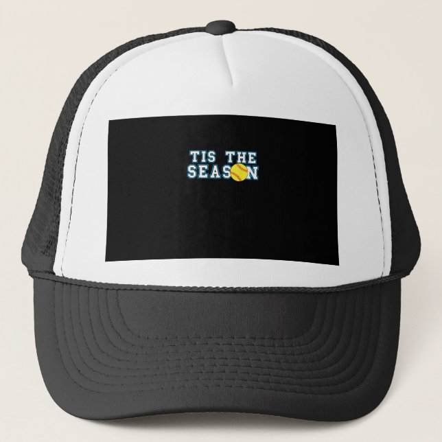 Casquette C'est la saison d'entraîneur de softball Créatif D (Devant)
