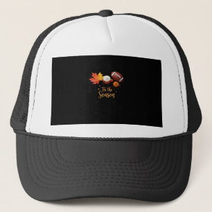 Casquette C'est la saison design rétro Halloween