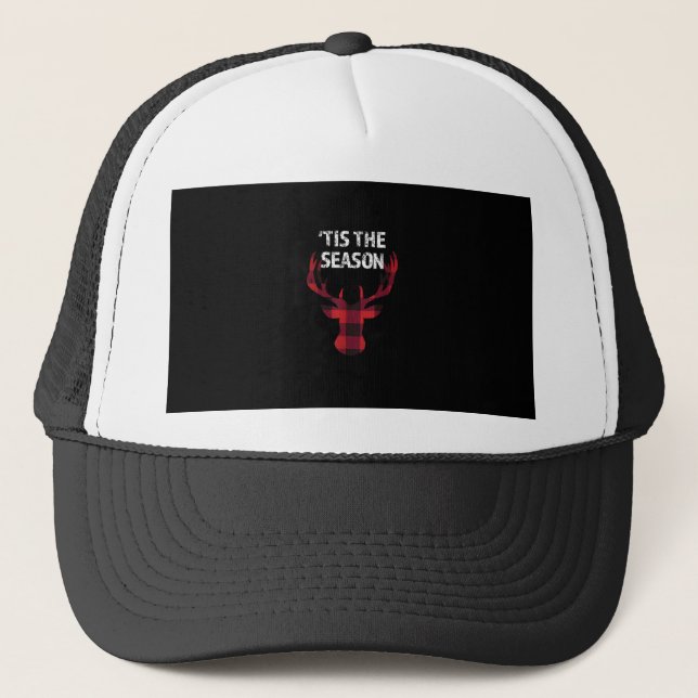 Casquette C'Est La Saison Drôle Noël Buck Deer Men (Devant)