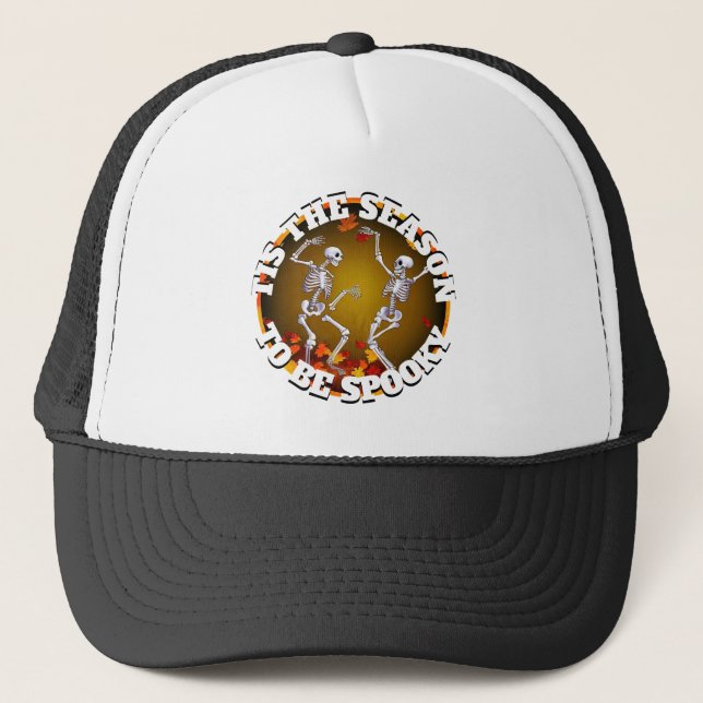 Casquette C'est la saison Happy Skeletons (Devant)