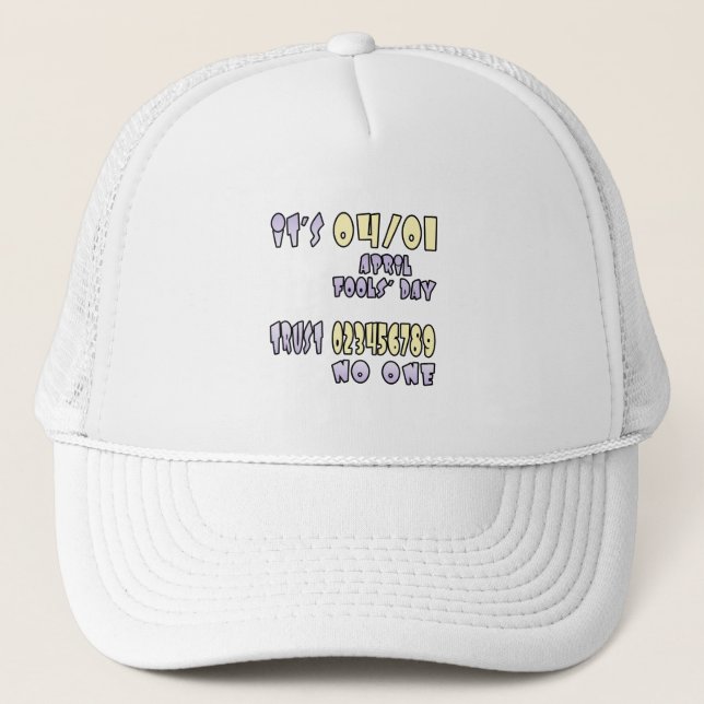 Casquette C'est le jour des fous d'avril (Devant)