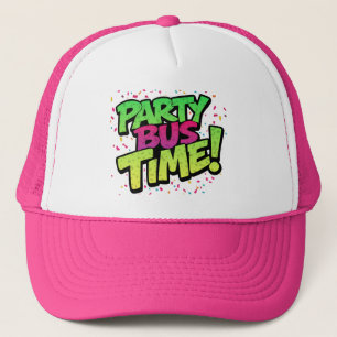 Casquette C'est l'heure du bus de fête ! Célébration amusant