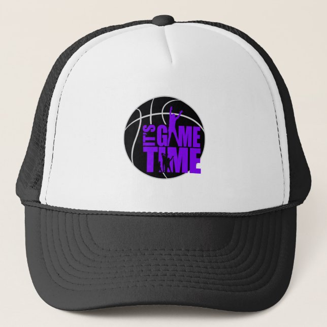 Casquette C'est l'heure du jeu - violet (Devant)