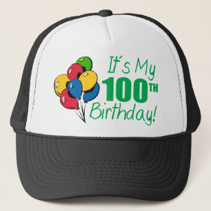 Casquette C'est mon 100th anniversaire (les ballons)