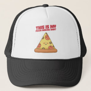 Casquette C'est Mon T-Shirt De Fabrication De Pizza Cœur