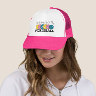 Casquette c'est une bonne journée pour jouer au pickleball,