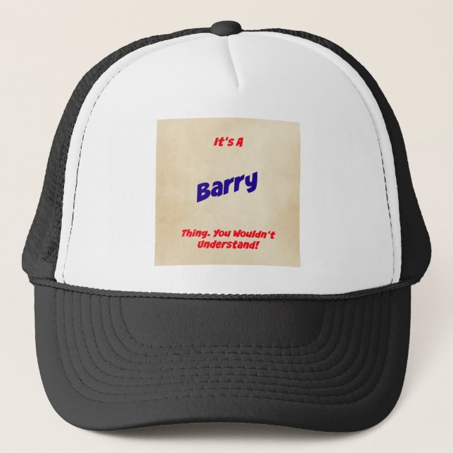 Casquette C'est une chose de Barry. Vous ne comprendriez pas (Devant)