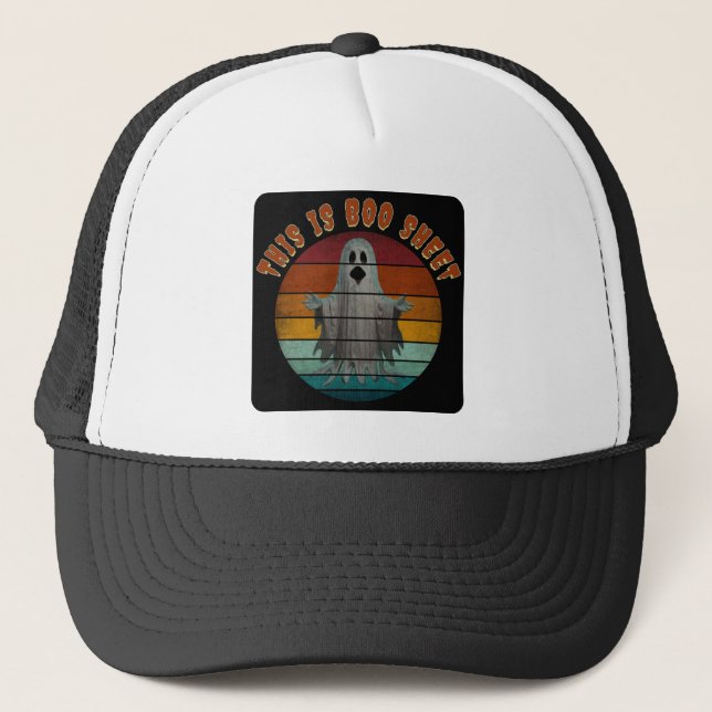Casquette C'est une feuille de Boo vintage fantôme (Devant)