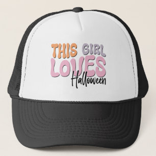 Casquette Cette fille adore Halloween