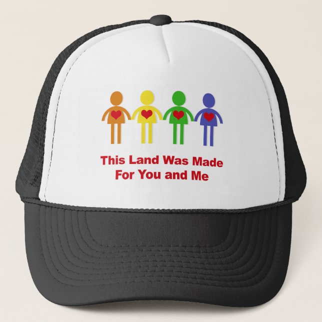 Casquette Cette terre a été faite pour toi et moi (Devant)