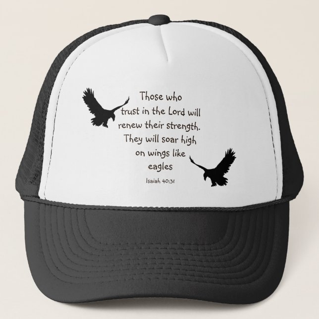 Casquette Ceux qui font confiance à l'inspiration des Écritu (Devant)