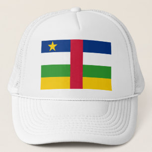Casquette CF de drapeau de la république centrafricaine