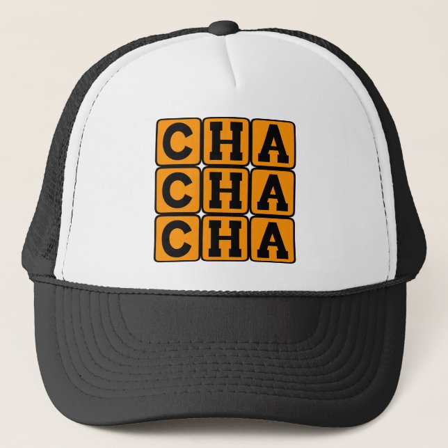 Casquette Cha Cha Cha, Musique de danse cubaine (Devant)
