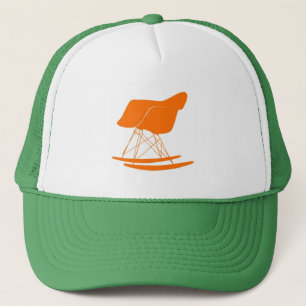 Casquette Chaise de balancier d'Eames dans l'orange