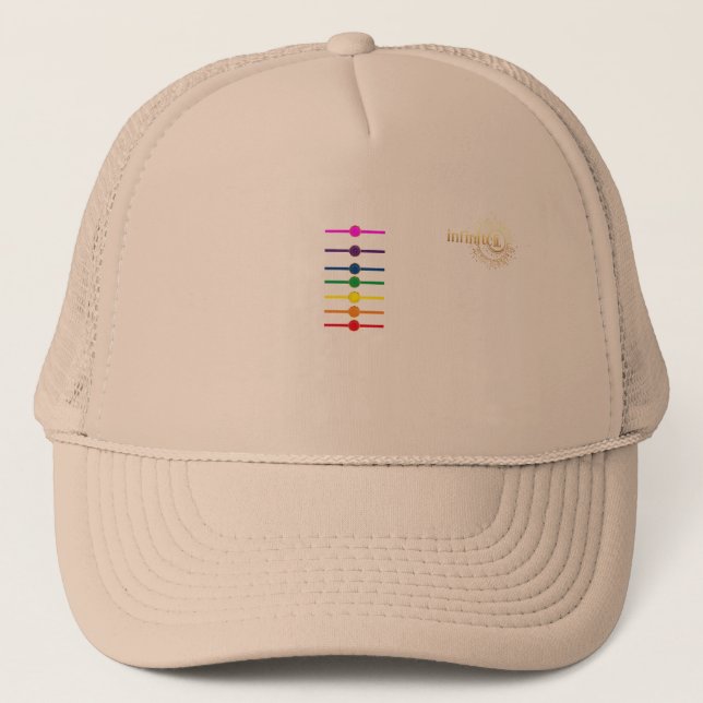 Casquette Chakra arc-en-ciel rayonne infinieLi chapeau de ca (Devant)