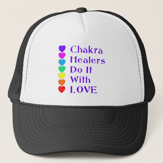 Casquette Chakra Healers le font avec amour (Devant)