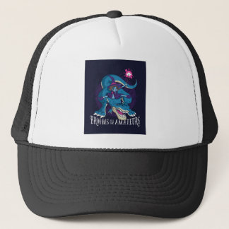 Casquette Chambres pour Amateurs, T-rex Riding Witch
