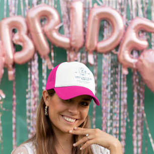 Casquette Champagne sur glace   Bachelorette Après Ski