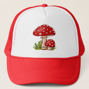 Casquette Champignons Amanita Rouge Thunder_Cove