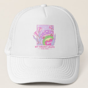 Casquette Champignons et grenouilles mignons - My Heart Leap