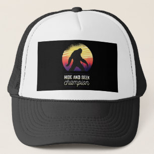 Casquette Champion de cache-cache Bigfoot - Croyant Yeti drô