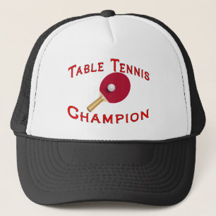 Casquette Champion de ping-pong