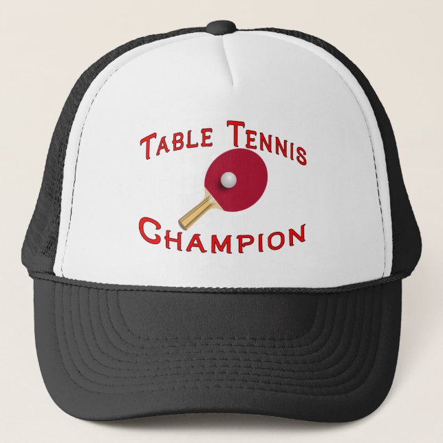 Casquette Champion de ping-pong (Devant)