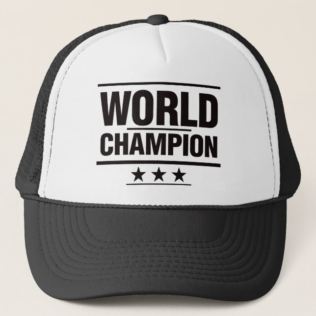 Casquette Champion du monde (Devant)