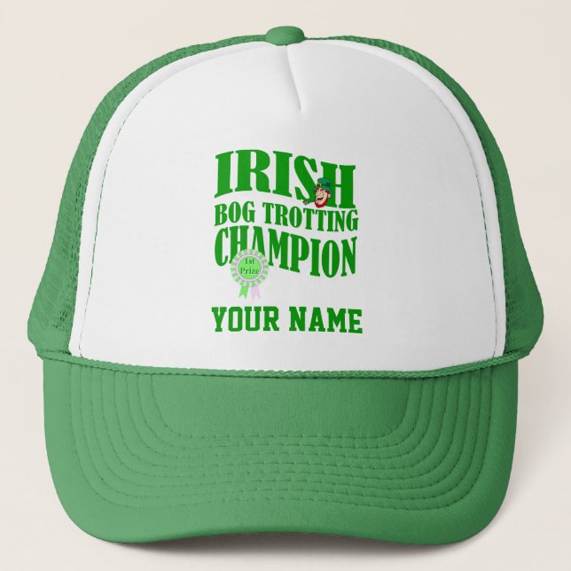 Casquette Champion irlandais de trot de blogs, Saint Patrick (Devant)
